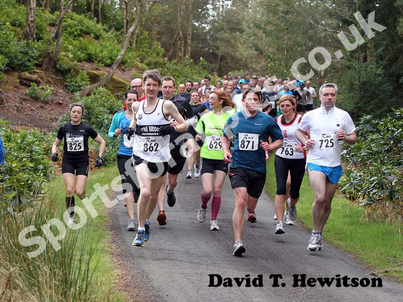 2012 Run Northumberland 10k Road Race, Cragside, Rothbury, Northumberland.